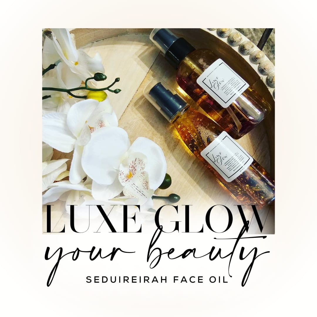 Luxe Glow Facial Oil -24 Karat Gold + Rose Infused Multitasking Face Oil
